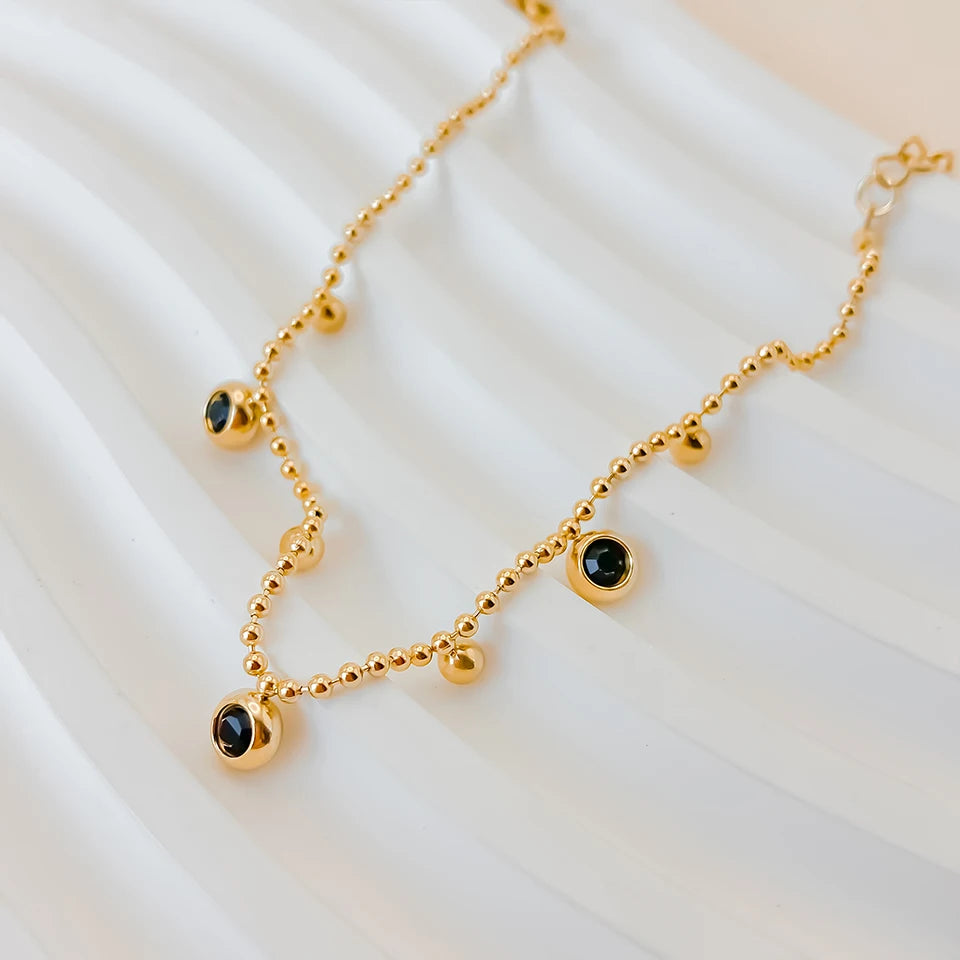 Noir Cascade Bracelet