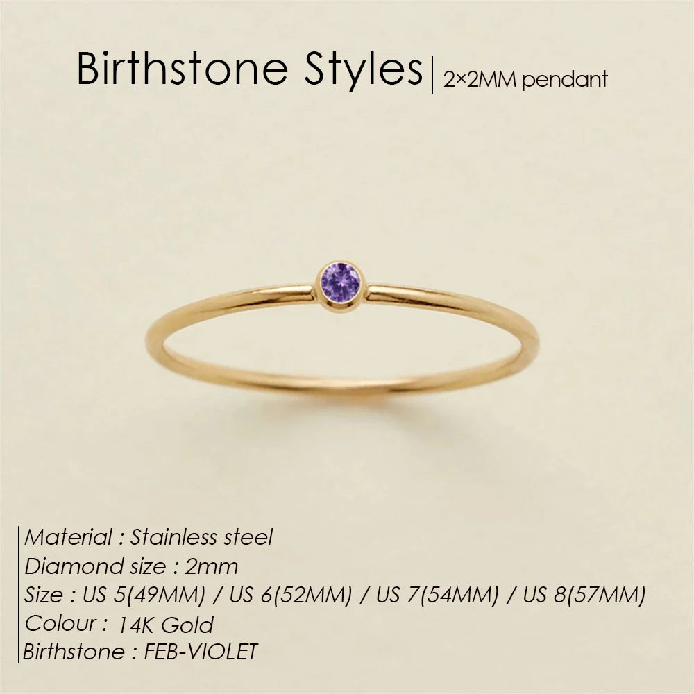 Lumiére Birthstone Ring