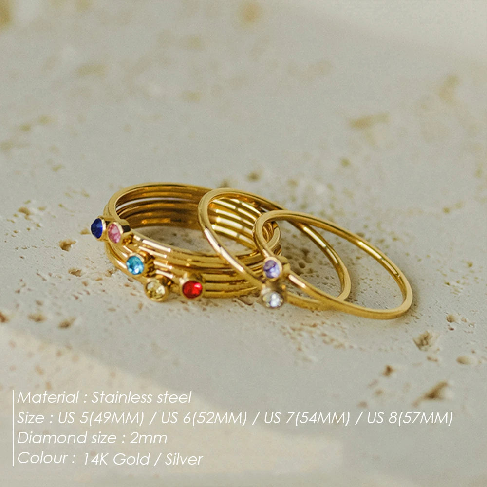 Lumiére Birthstone Ring