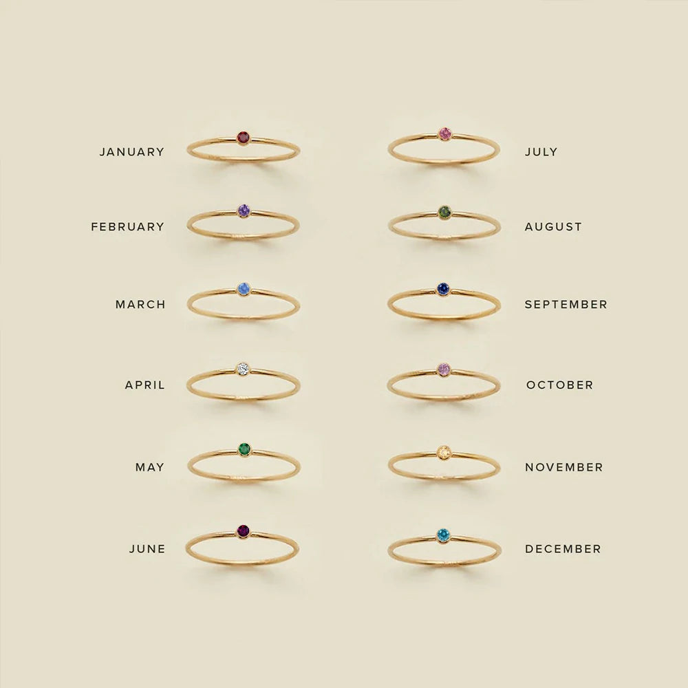 Lumiére Birthstone Ring