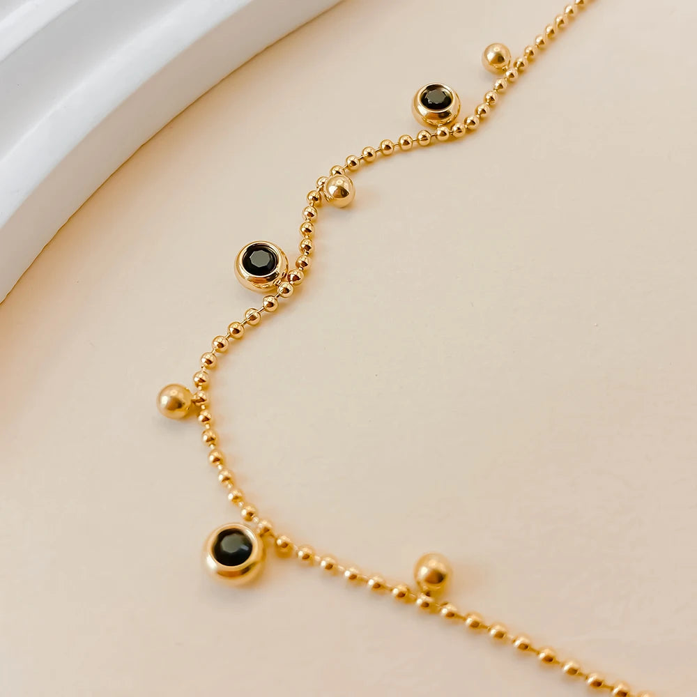 Noir Cascade Bracelet