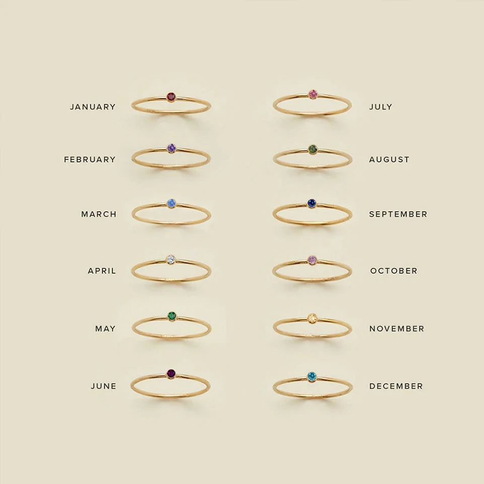 Lumiére Birthstone Ring