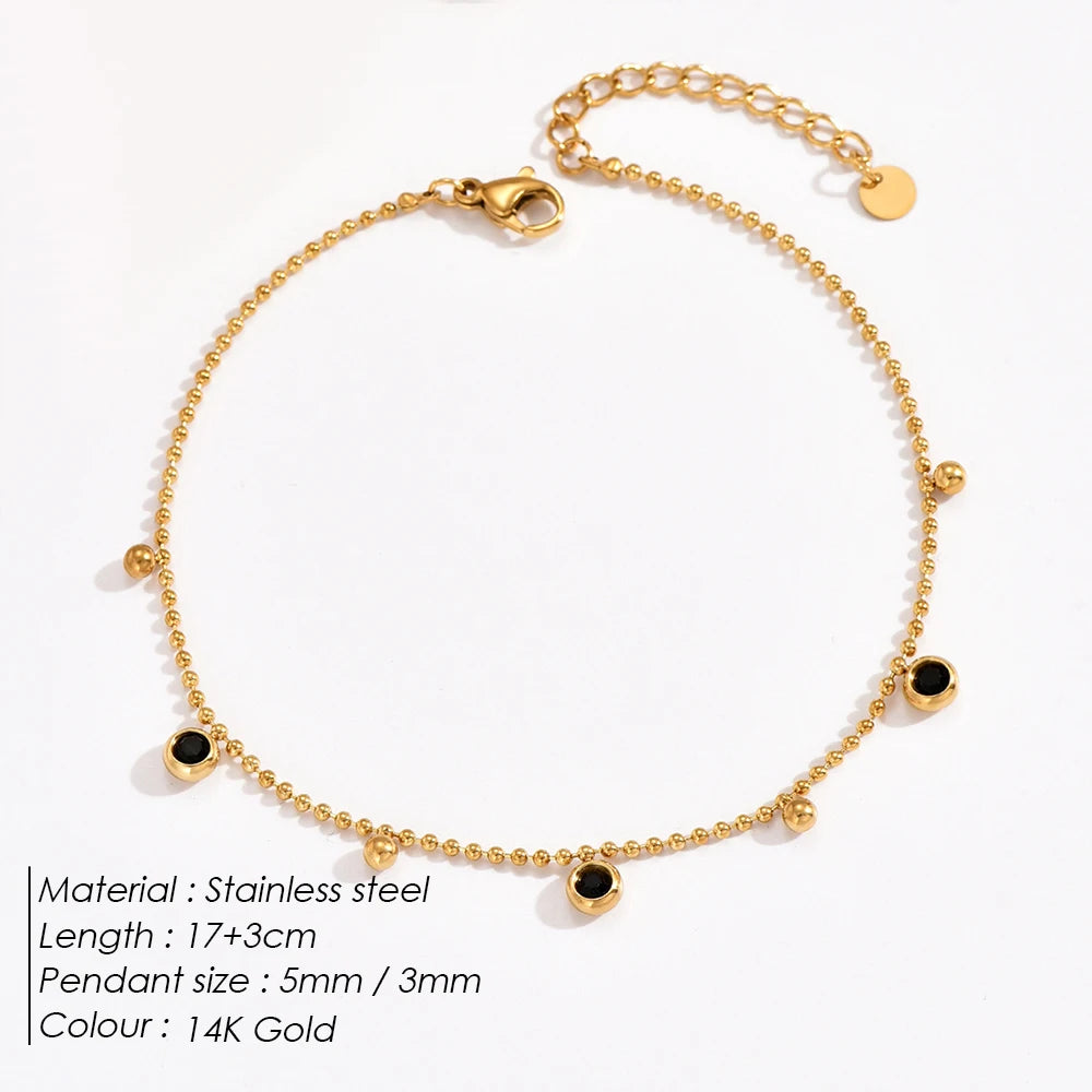 Noir Cascade Bracelet
