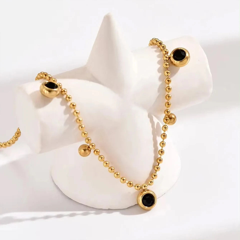 Noir Cascade Bracelet