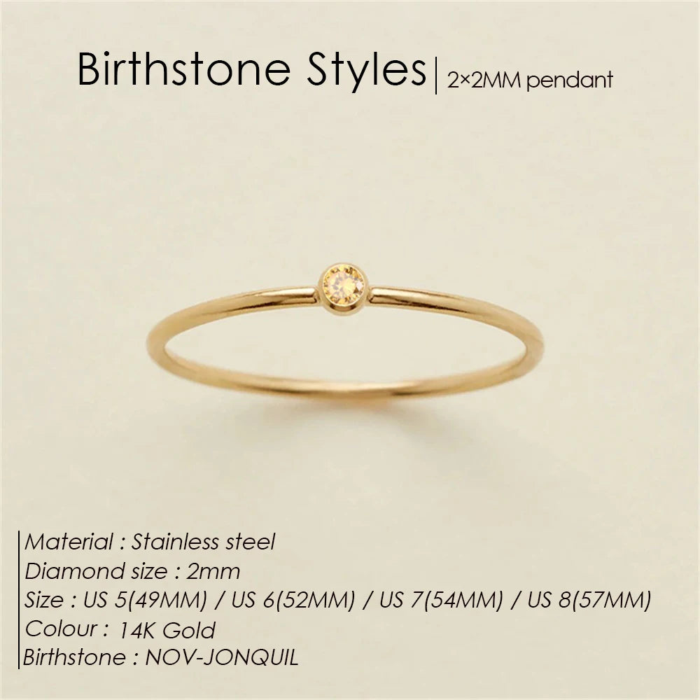 Lumiére Birthstone Ring