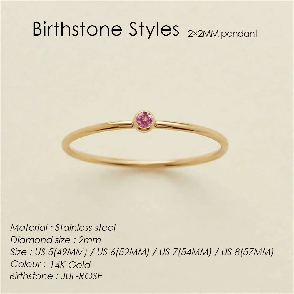 Lumiére Birthstone Ring
