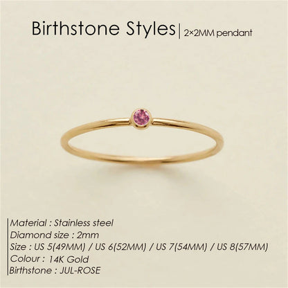 Lumiére Birthstone Ring