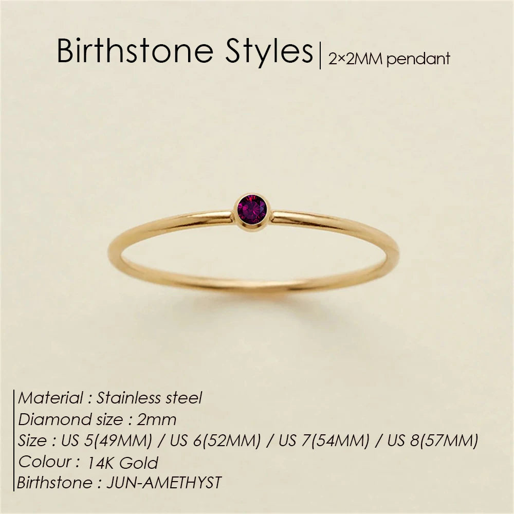 Lumiére Birthstone Ring