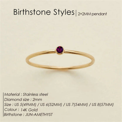Lumiére Birthstone Ring