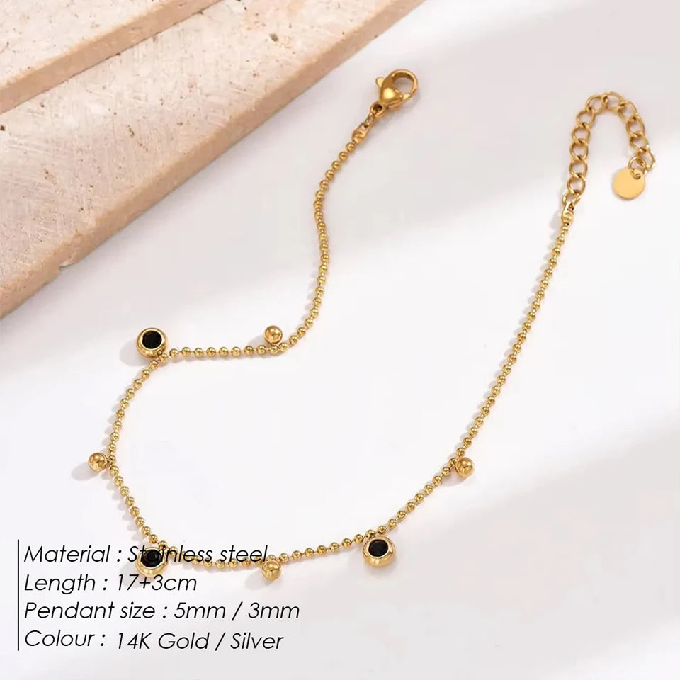 Noir Cascade Bracelet