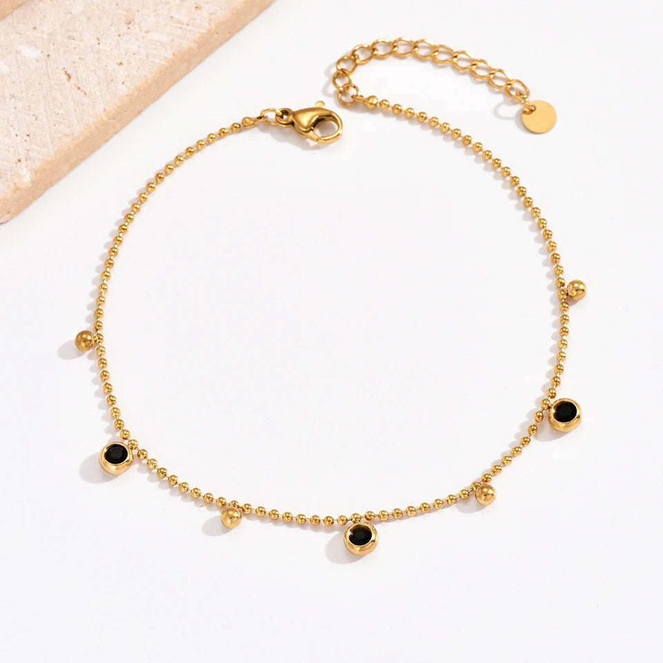 Noir Cascade Bracelet