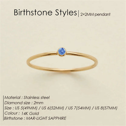 Lumiére Birthstone Ring